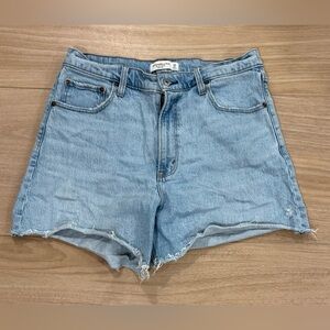 Abercrombie & Fitch Women’s Light Blue Jean Shorts